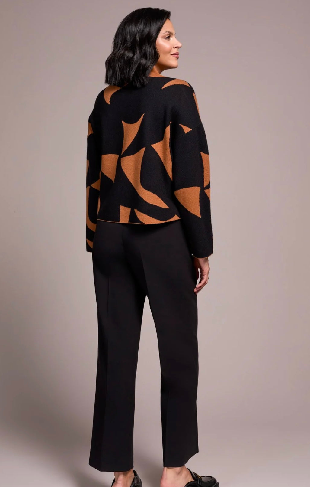 Black And Brown Sweater