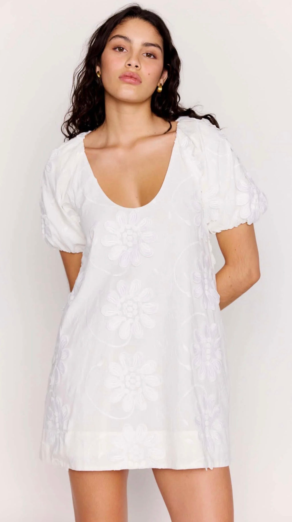 Alessi White Floral Dress