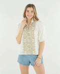 Poppy Pullover in Trellis