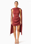 Calista Neckscarf Mini Dress