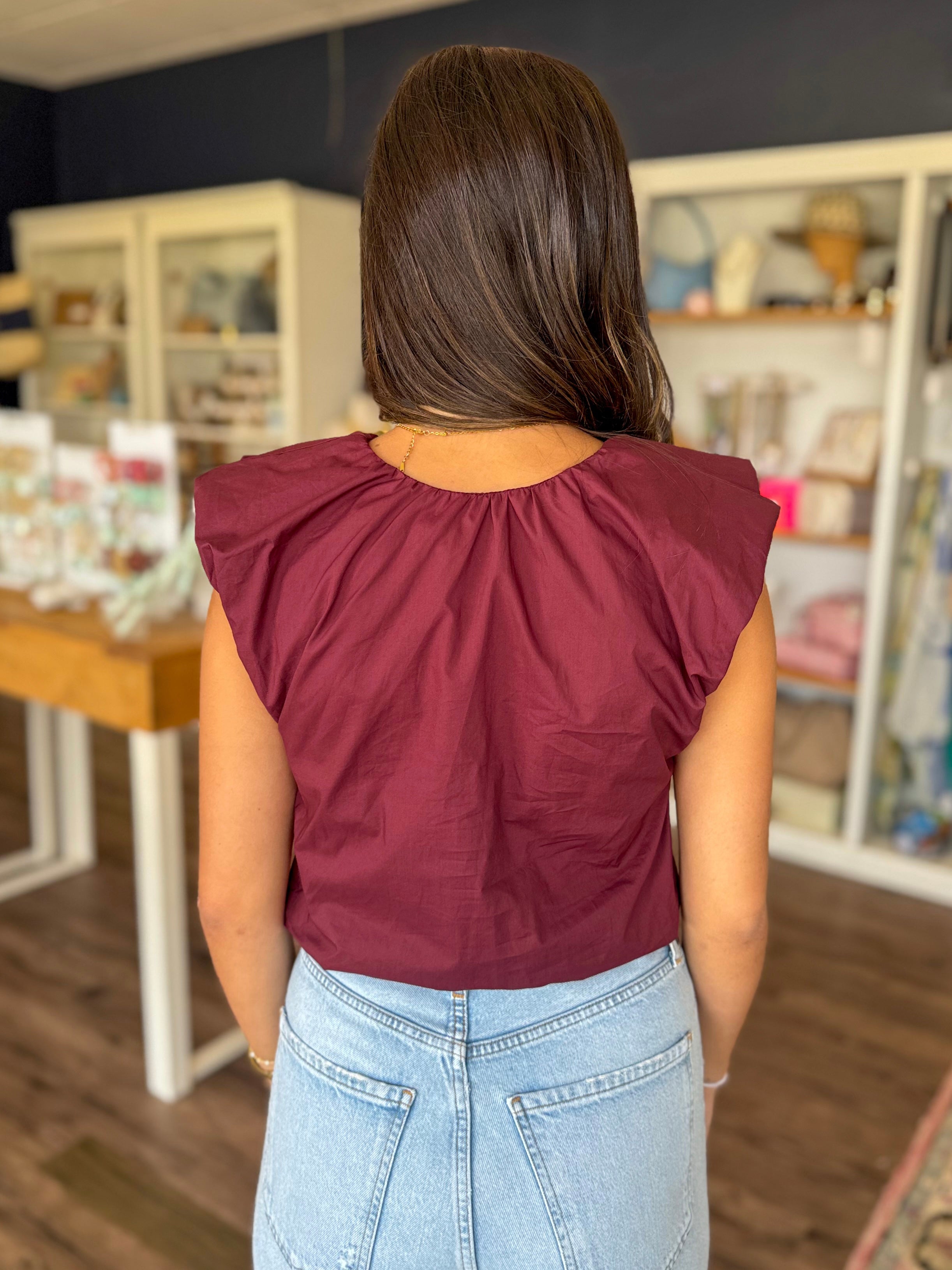 Lola Deep V-Neck Top
