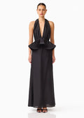 Florina Halter Peplum Dress