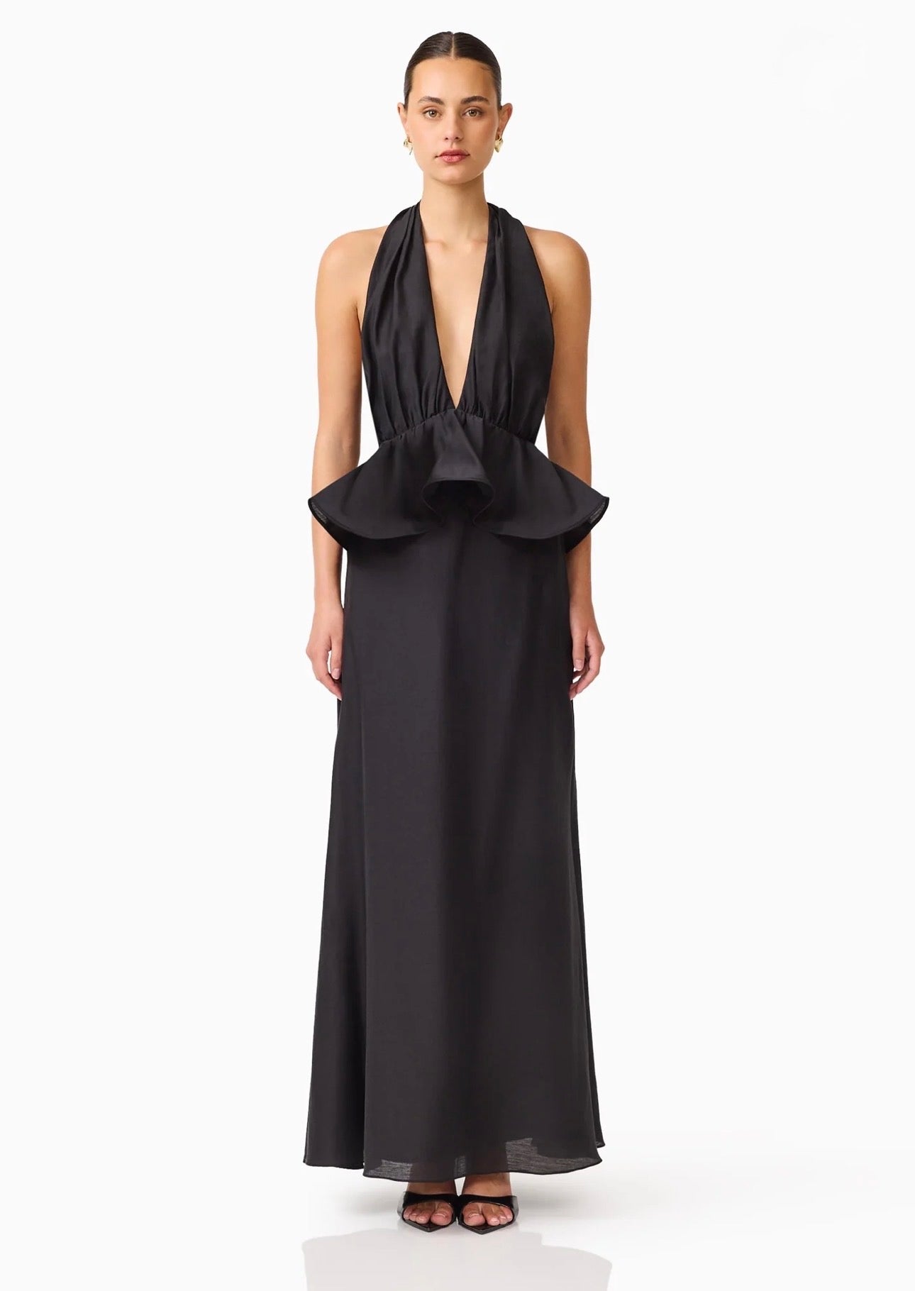Florina Halter Peplum Dress