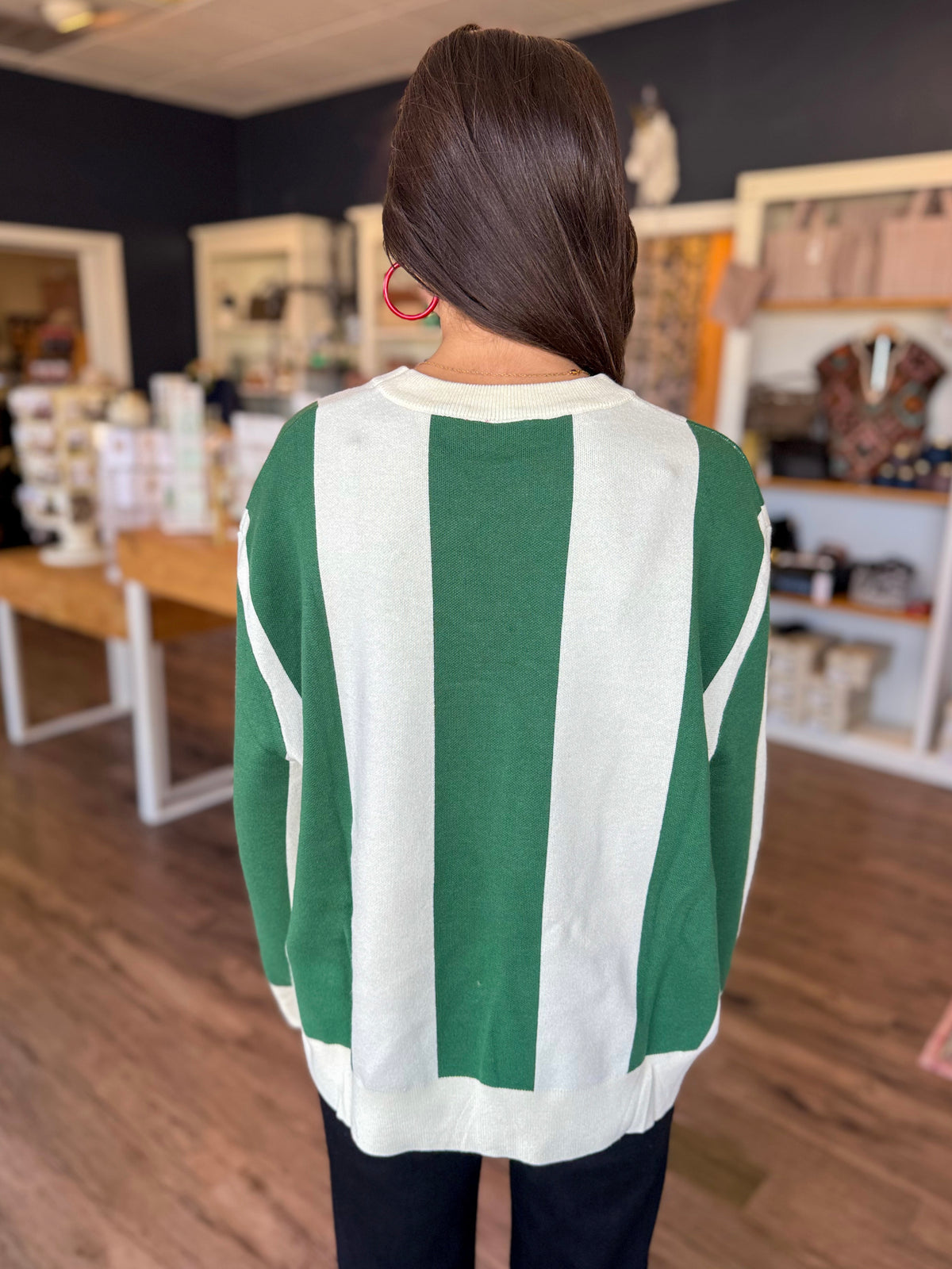 Stripe Nutcracker Sweater