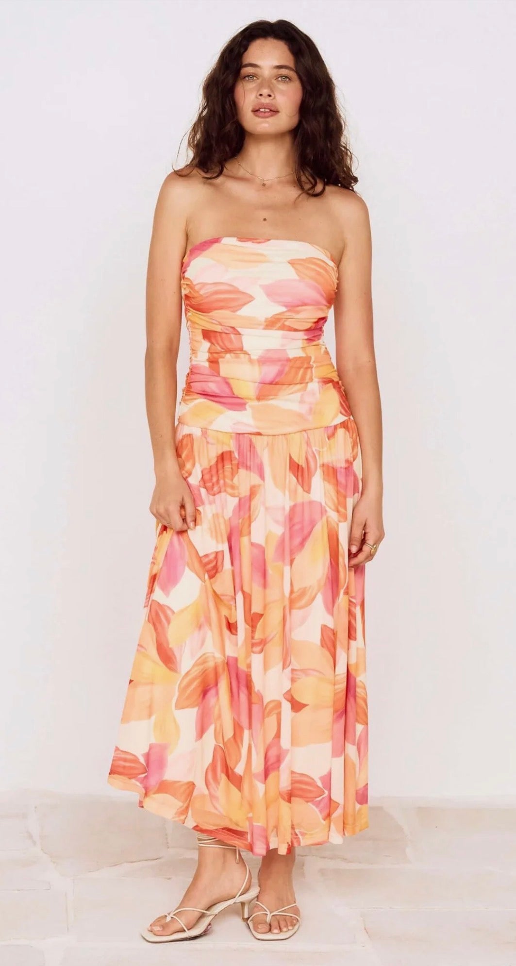 Solana Mesh Midi Dress