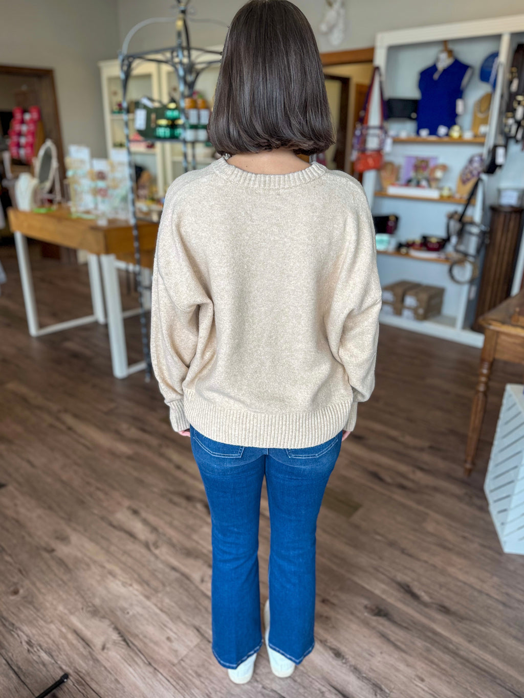 Pull On Kick Flare Jeans