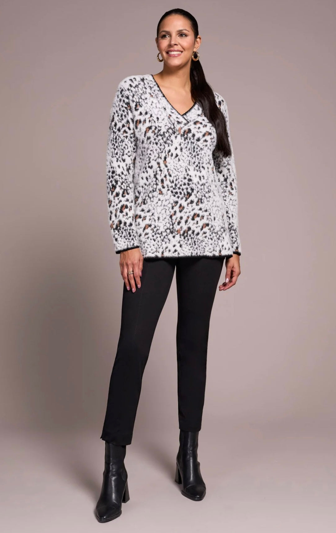 Cheetah Tunic Sweater