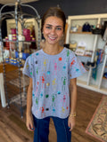Skeleton Sequin Tee