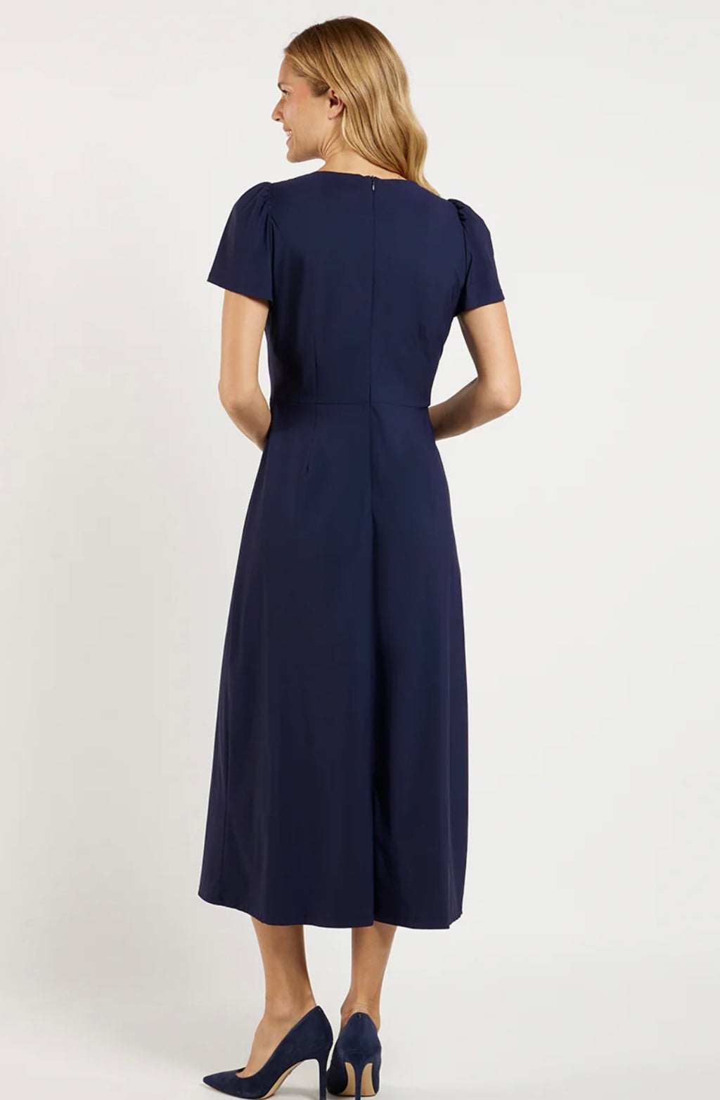 Jodi Navy Midi Dress