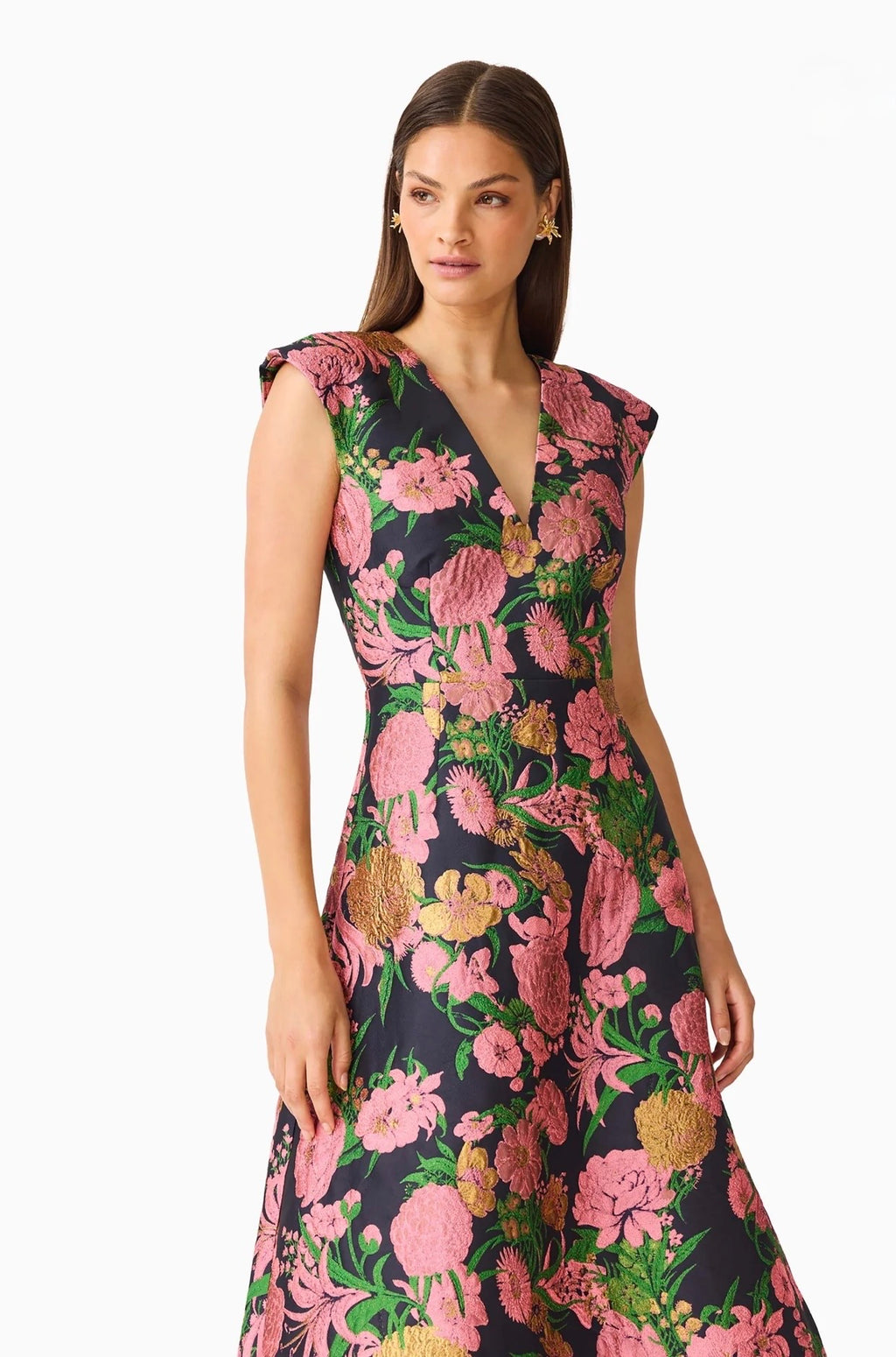Eclore Floral Maxi Dress