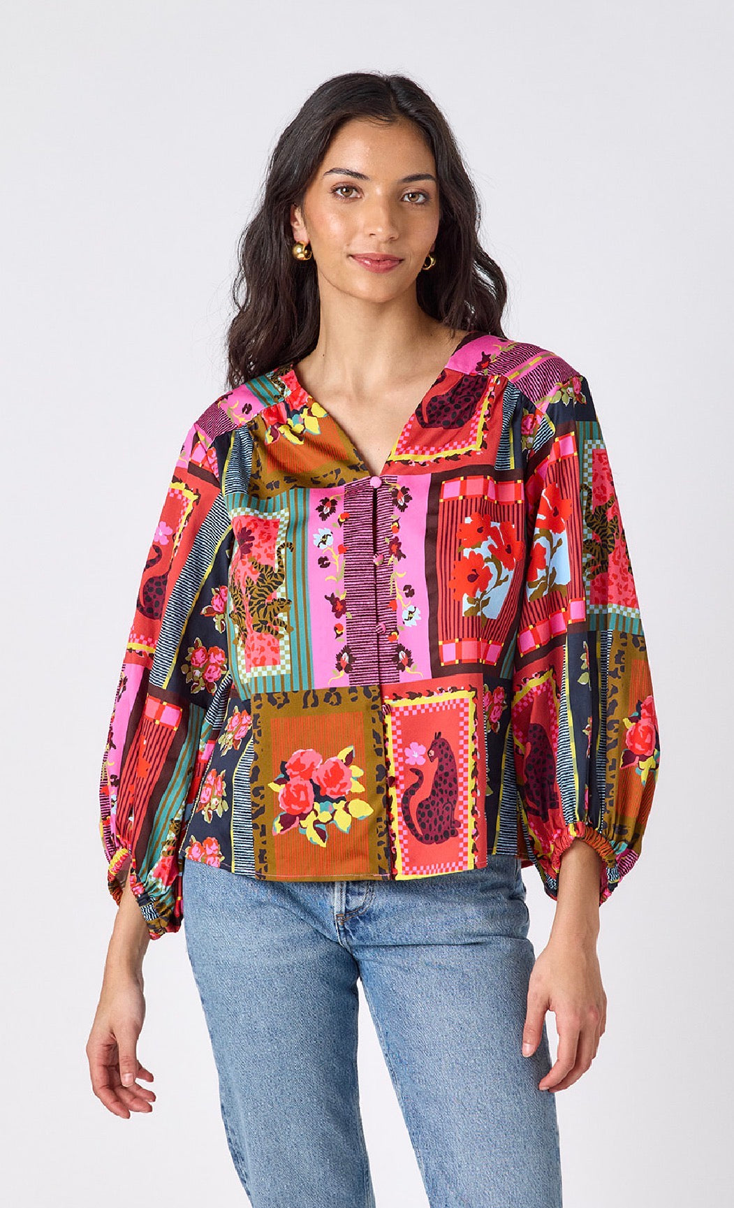 Lyla Blouse in Vintage Vignette