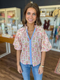 Flower Power Pink Top