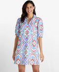 Tierney Dress in Butterfly Mosaic Gold