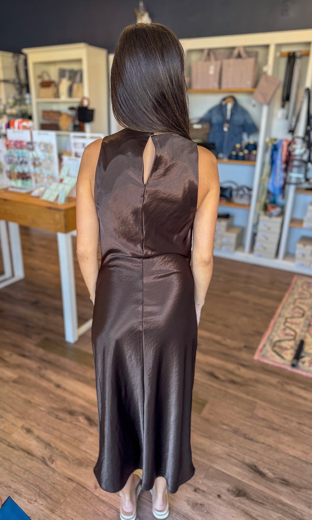 Dorothea Satin Dress