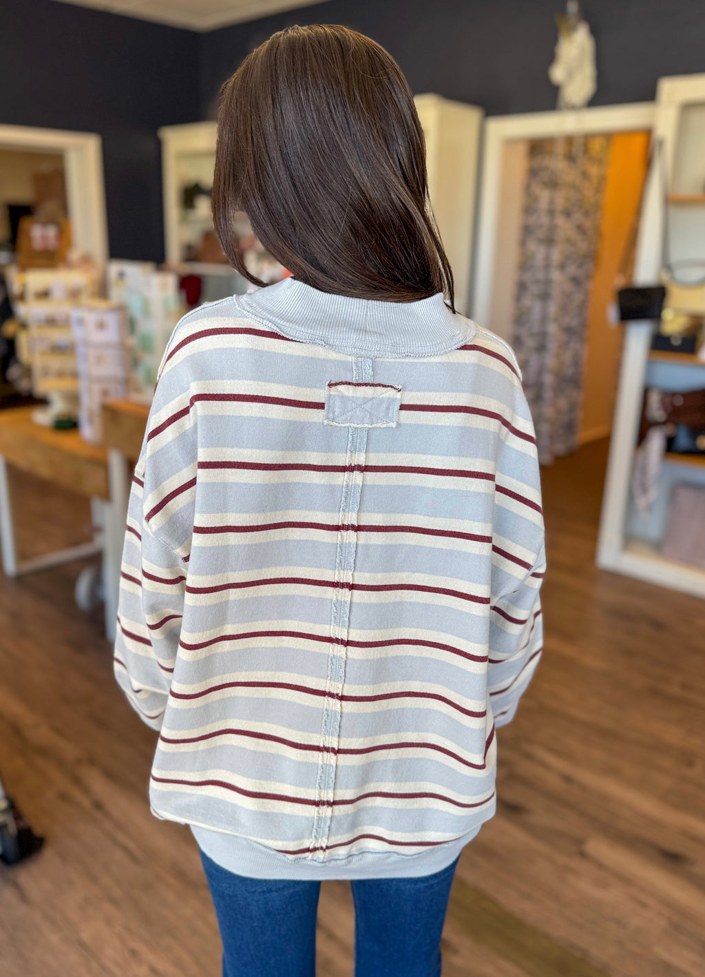 Palm Spring Striped Sweater