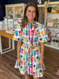 Tulips In A Row Dress