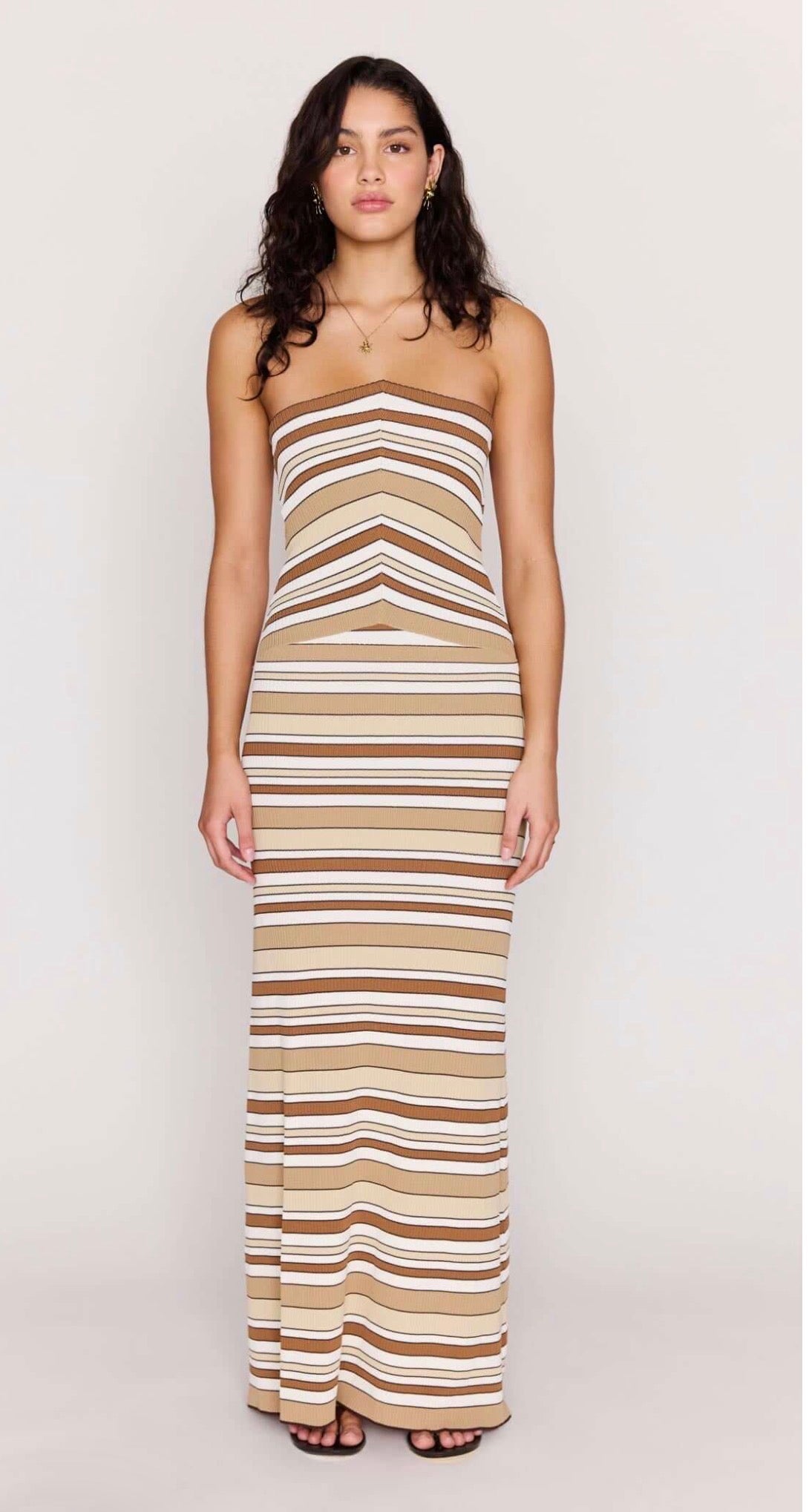 Vela Stripes Maxi Dress