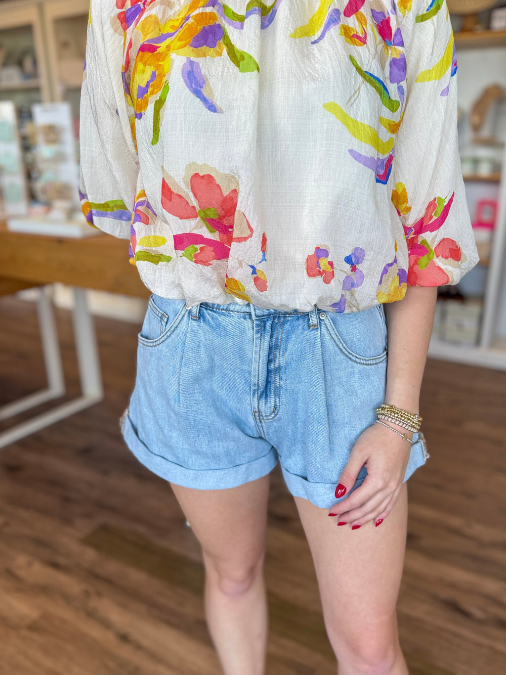 Flowy Floral Blouse