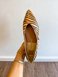 Gema Tiger Calf Hair Flat