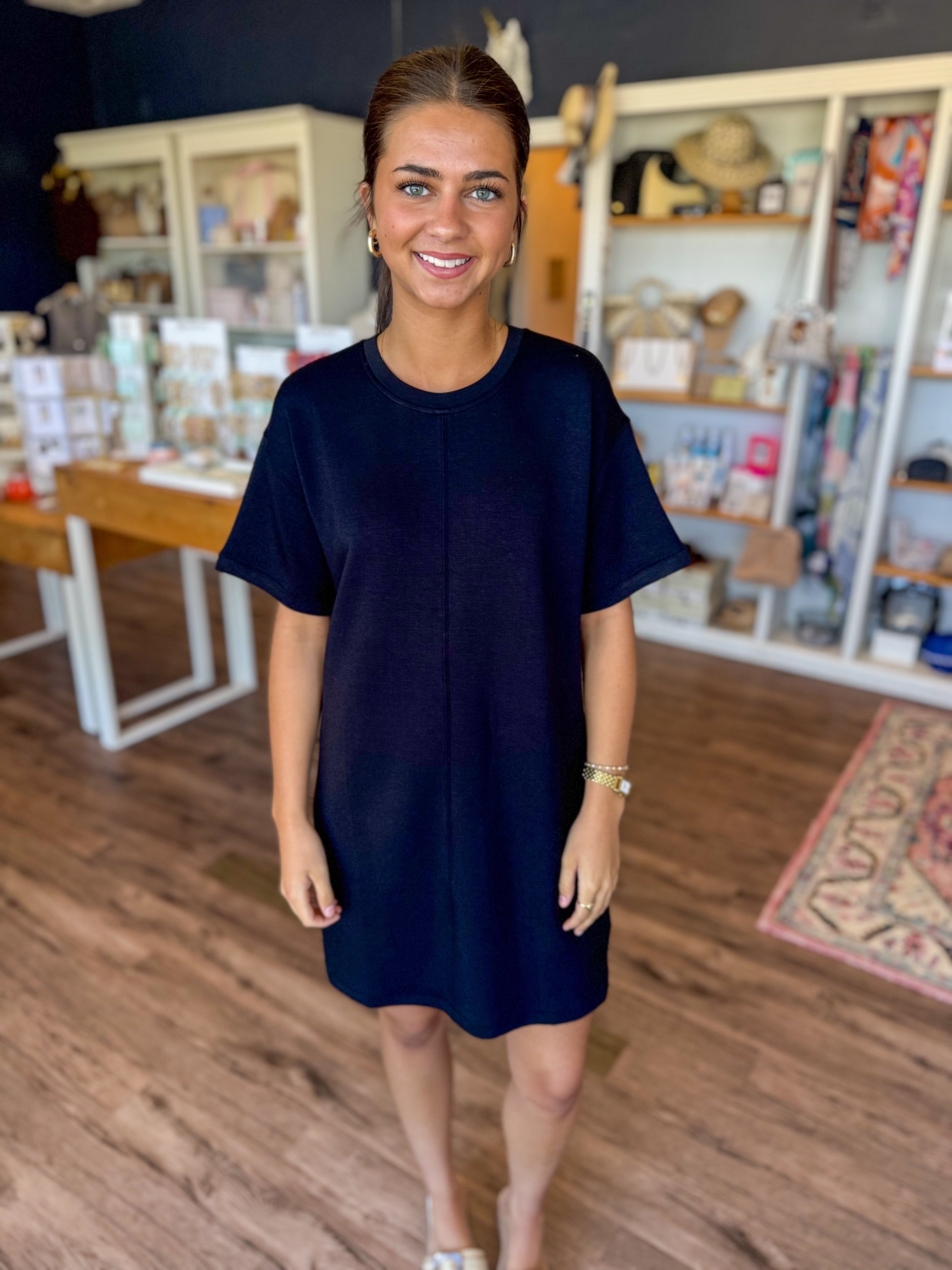 Black AirEssentials Mini TShirt Dress