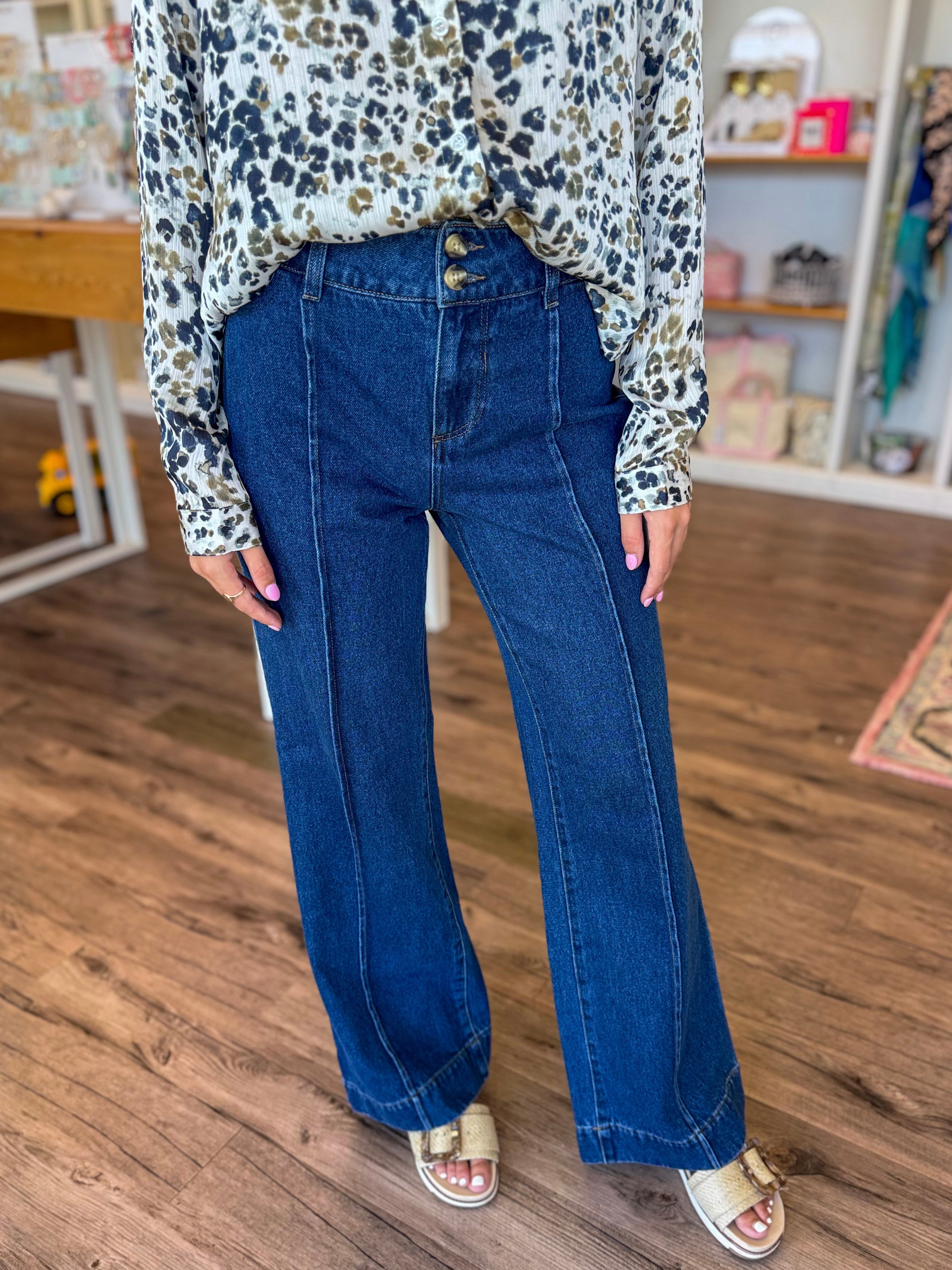 Beth Wide Leg Denim Jean