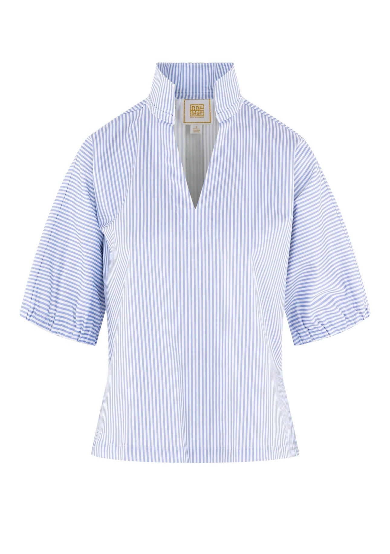 Poppy Top in Grapemist Stripe