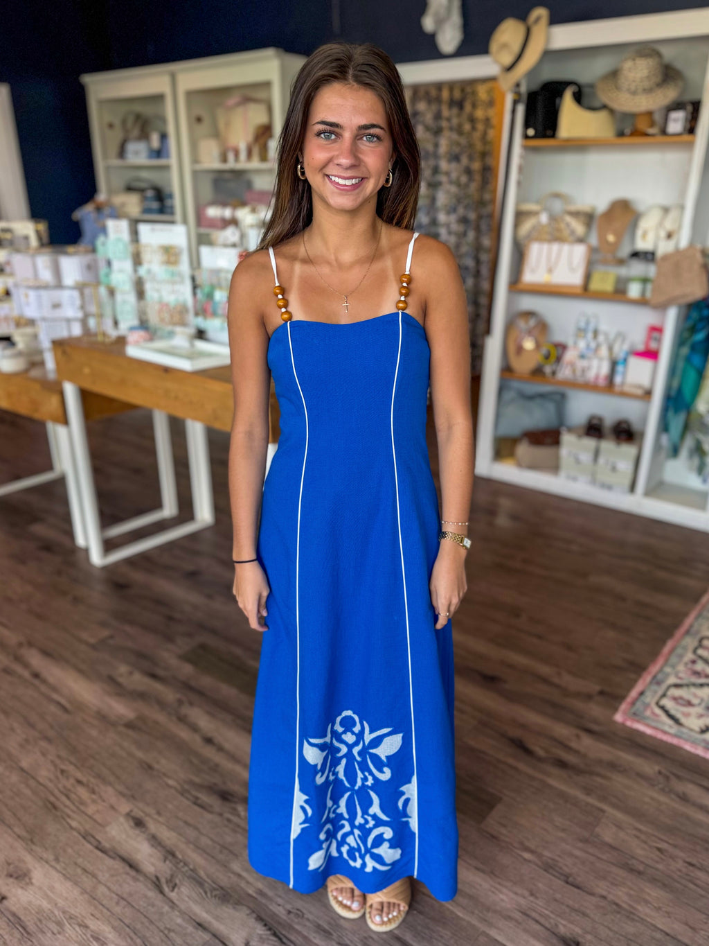 Graham Celeste Blue Midi Dress