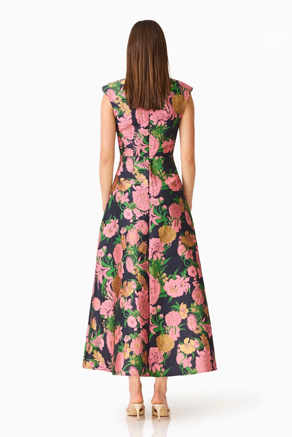 Eclore Floral Maxi Dress