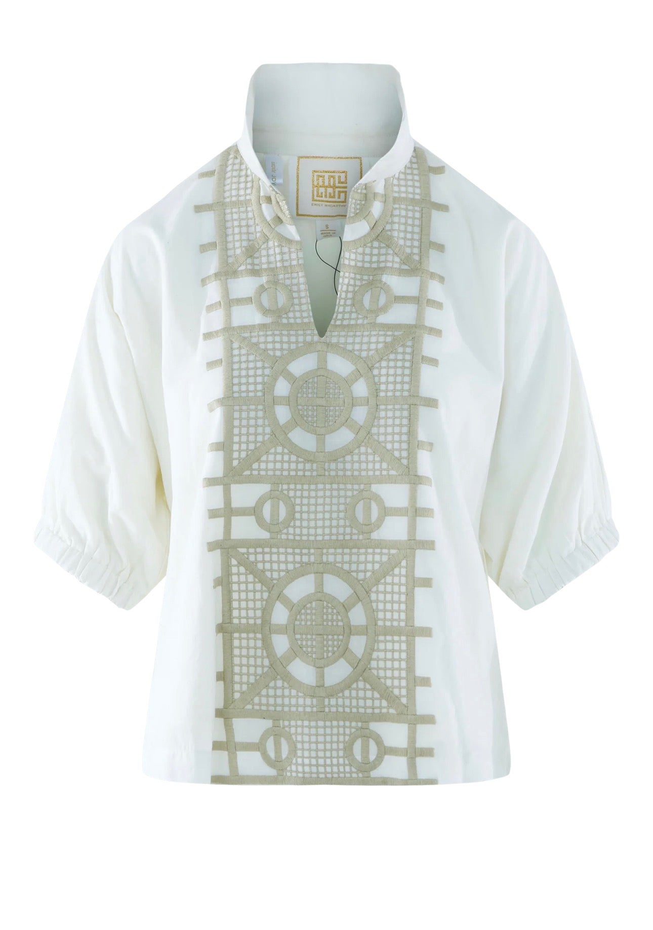 Poppy Pullover in Trellis