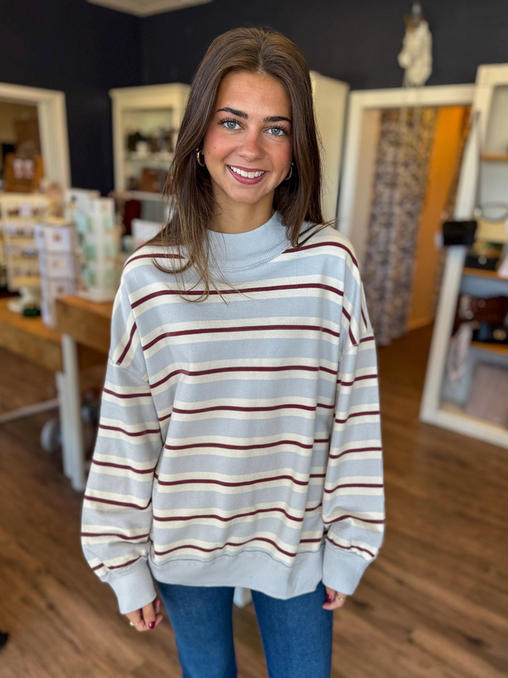 Palm Spring Striped Sweater