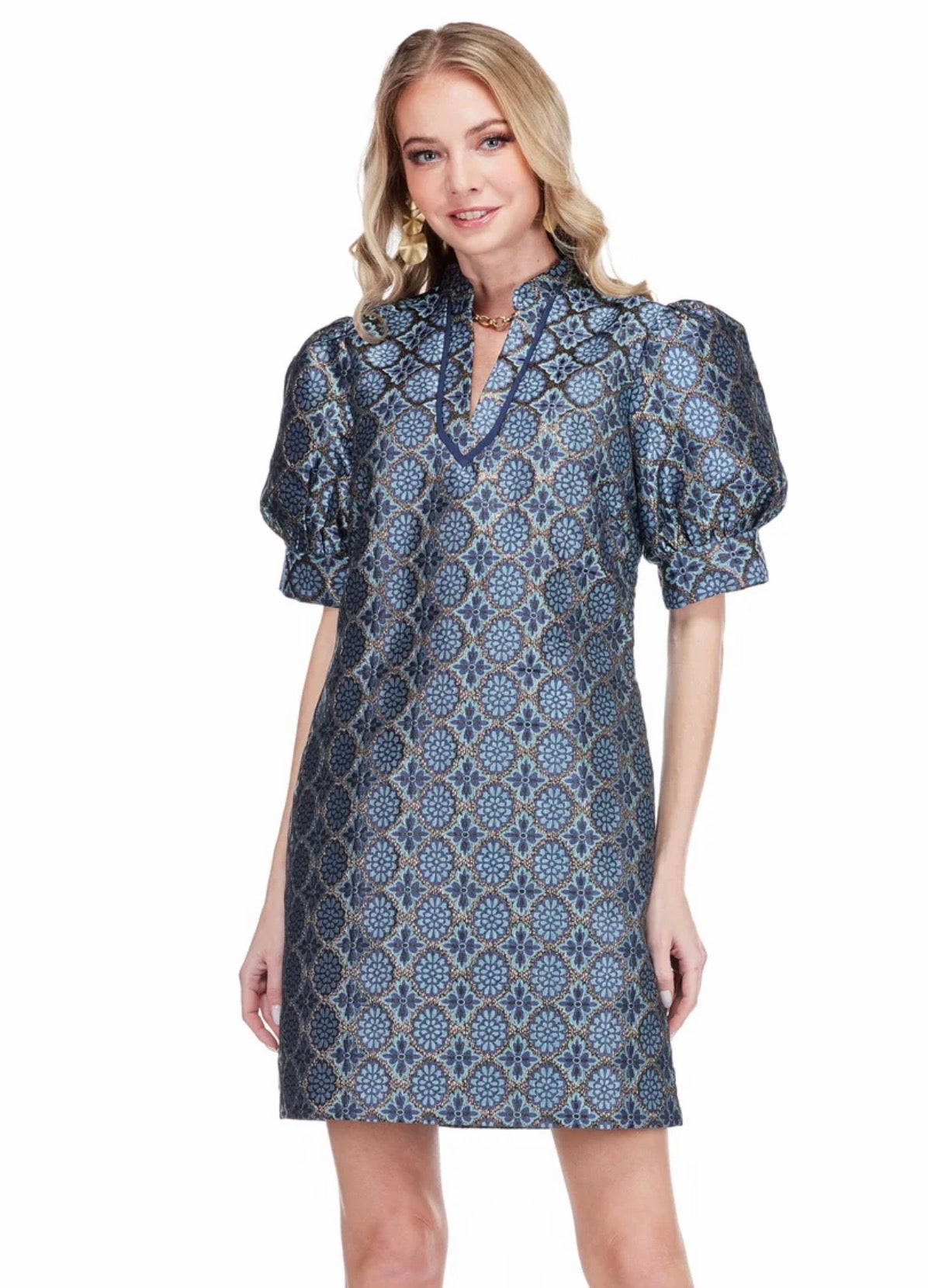 Gilded Trellis Dress