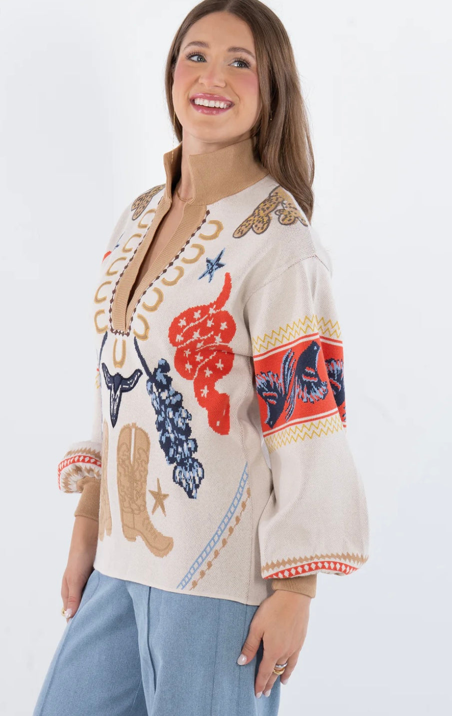 Lolli Sweater in Lone Star