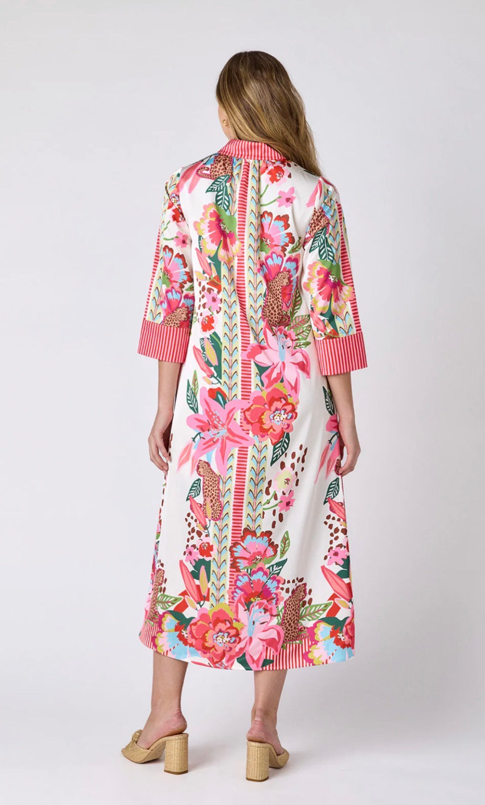 Fia Caftan In Wild Lily