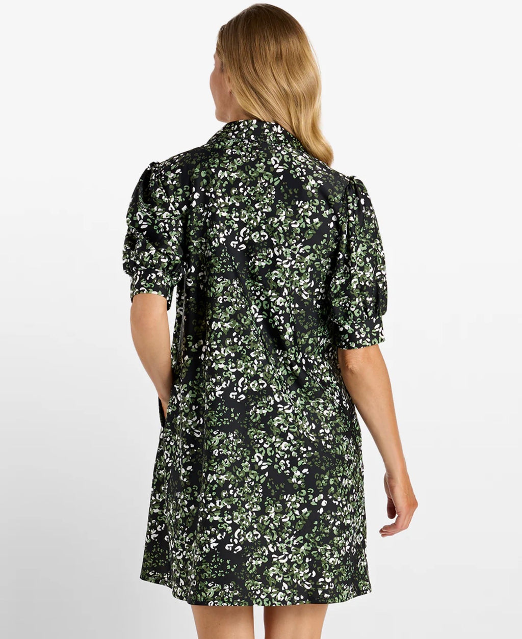 Emerson Dress In Painted Dot Black