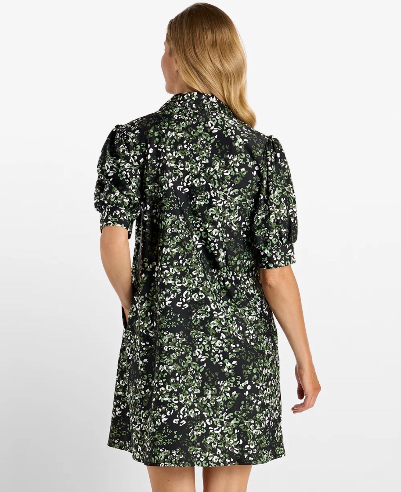 Emerson Dress In Painted Dot Black