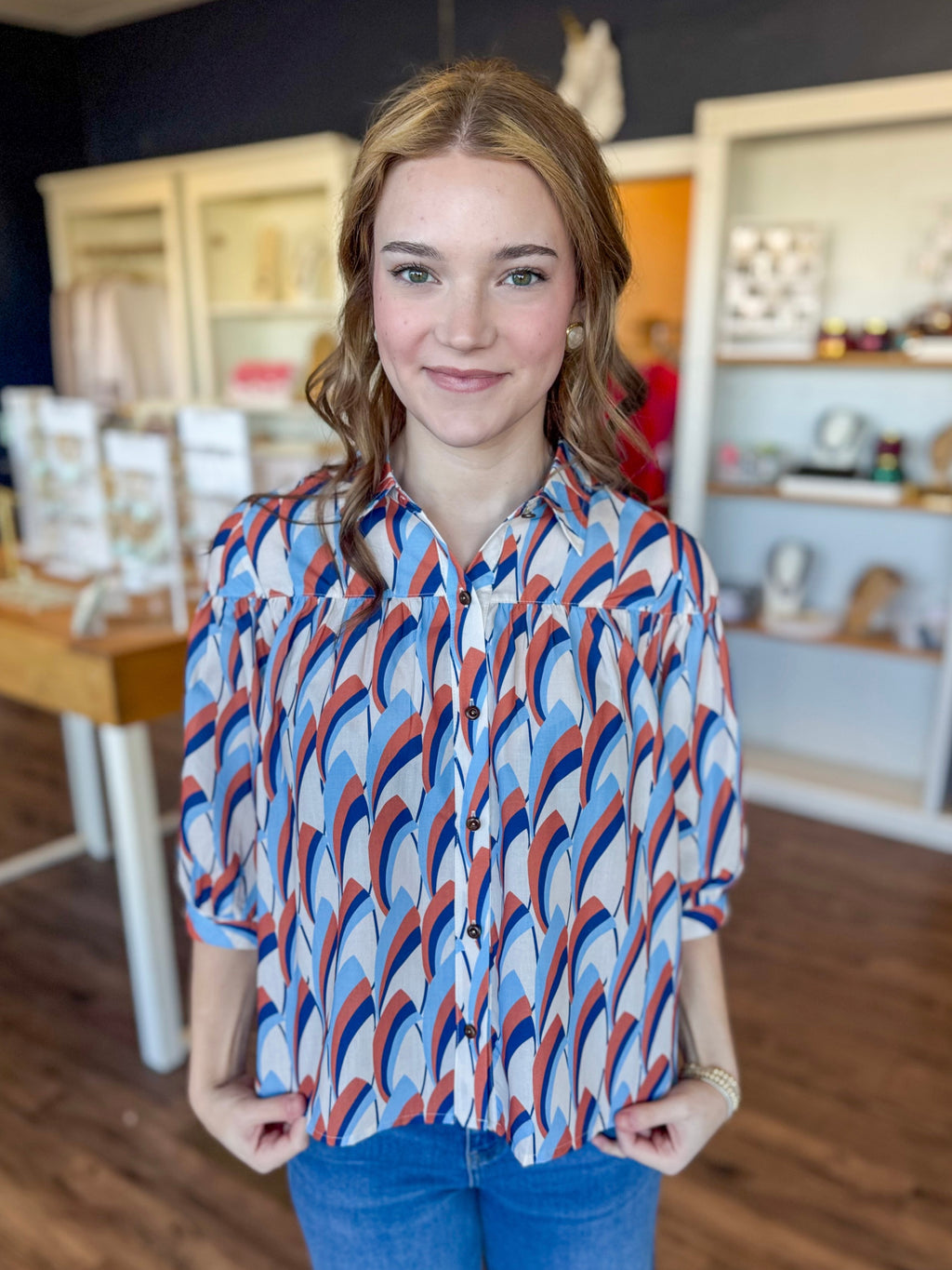 Nautical Sails Blouse