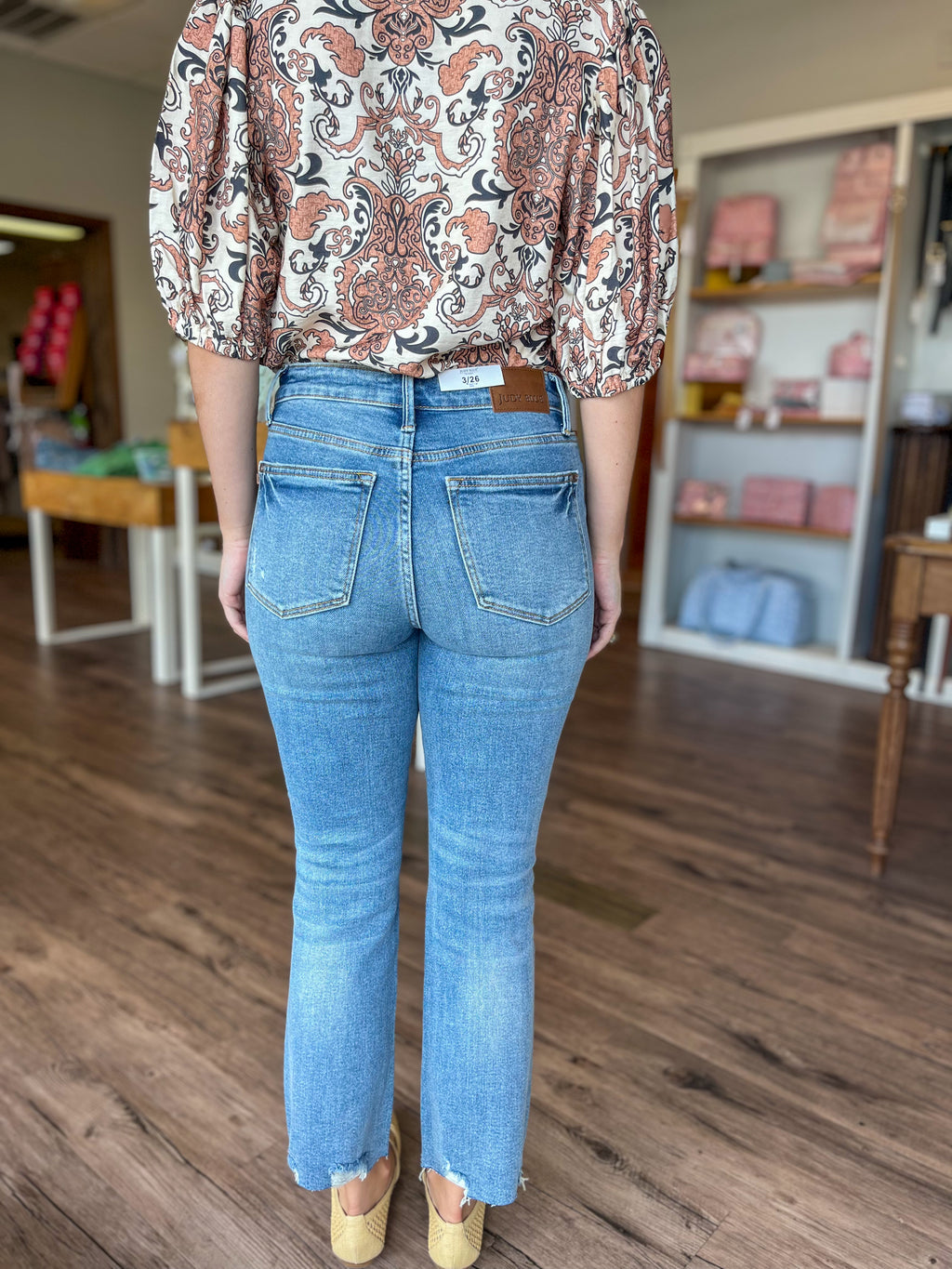 Mid-Rise Vintage Kick Flare Jeans