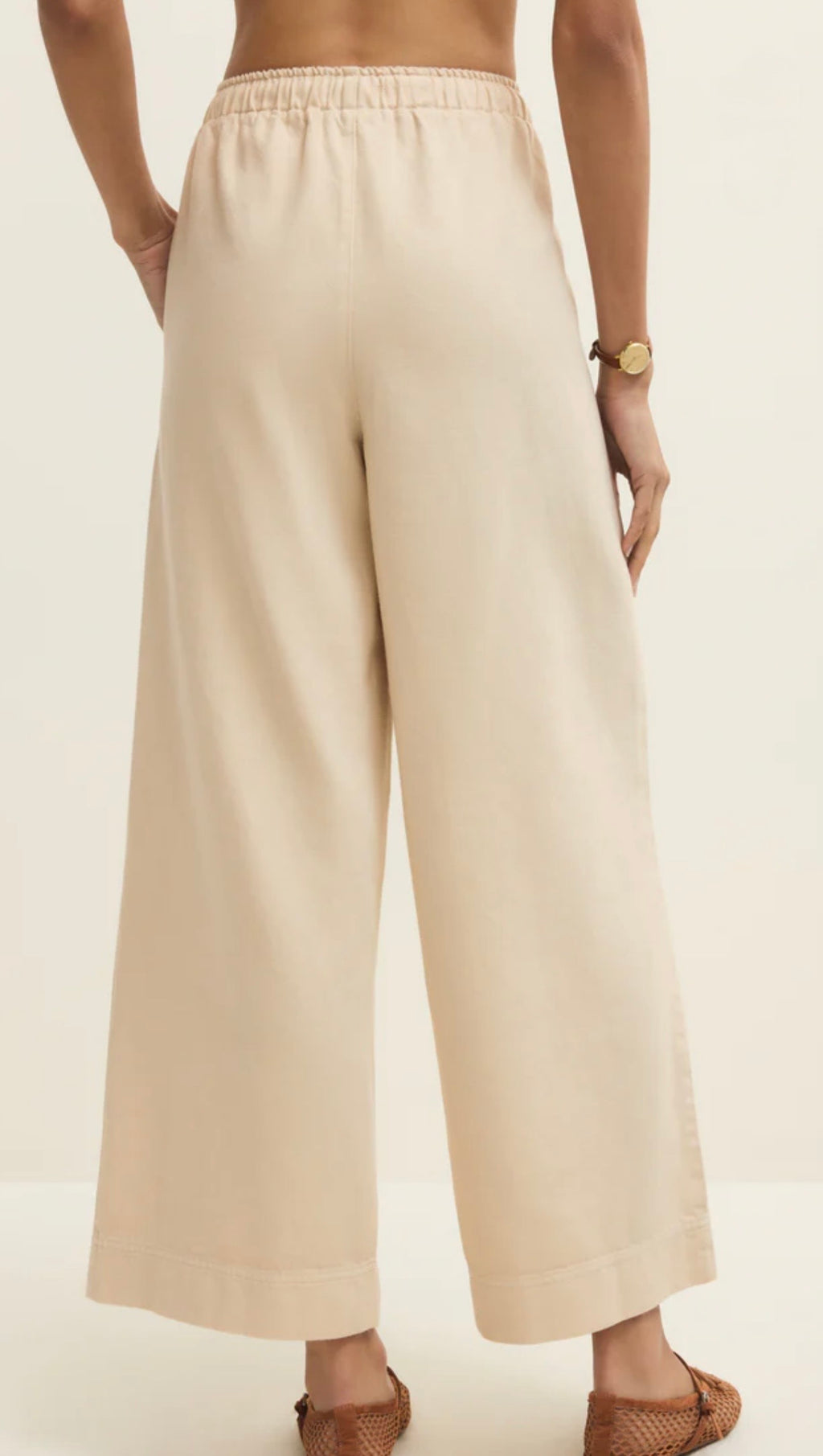 Daycation Twill Pants in Parchemnt