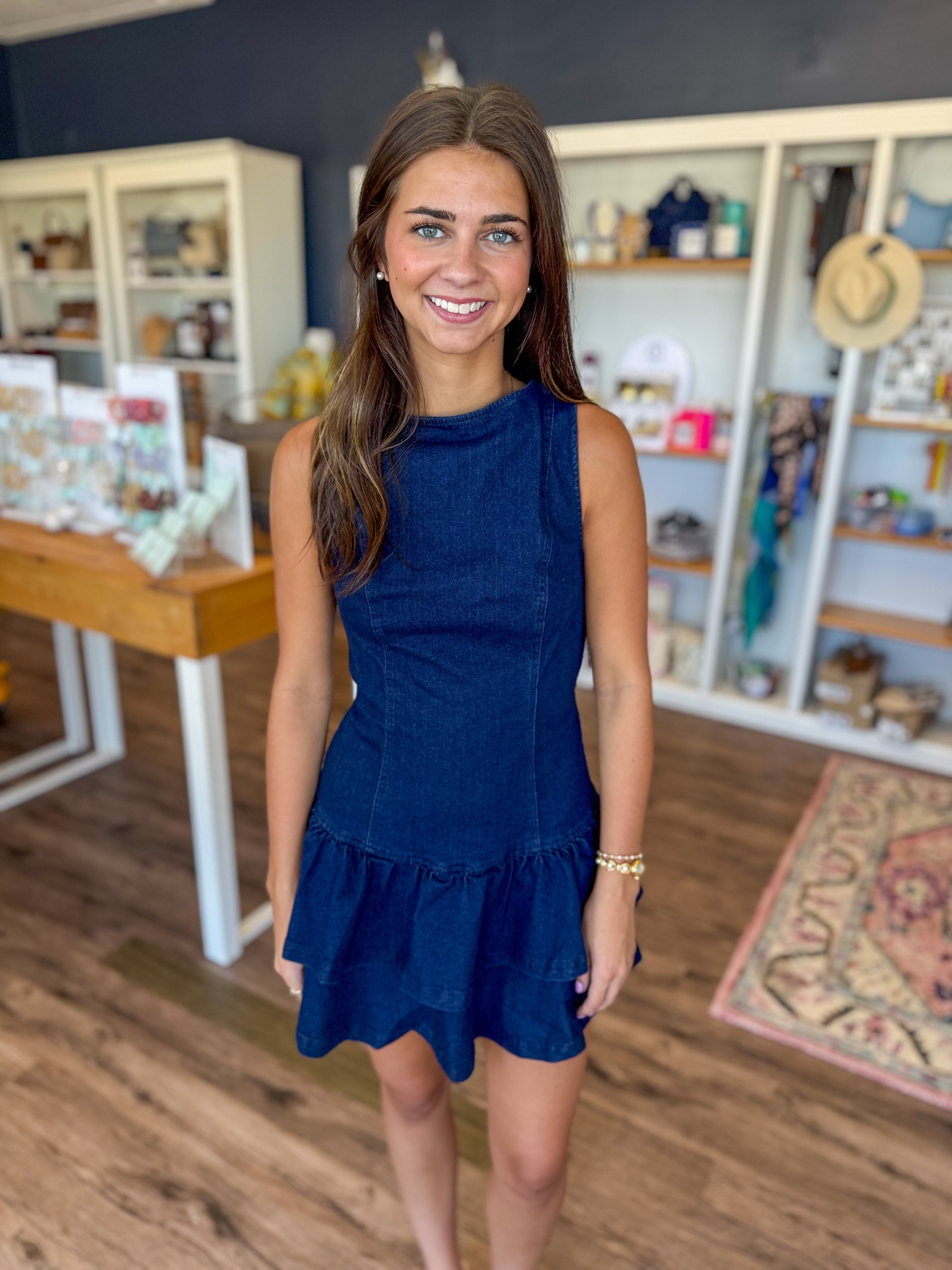 Slow Burn Denim Mini Dress