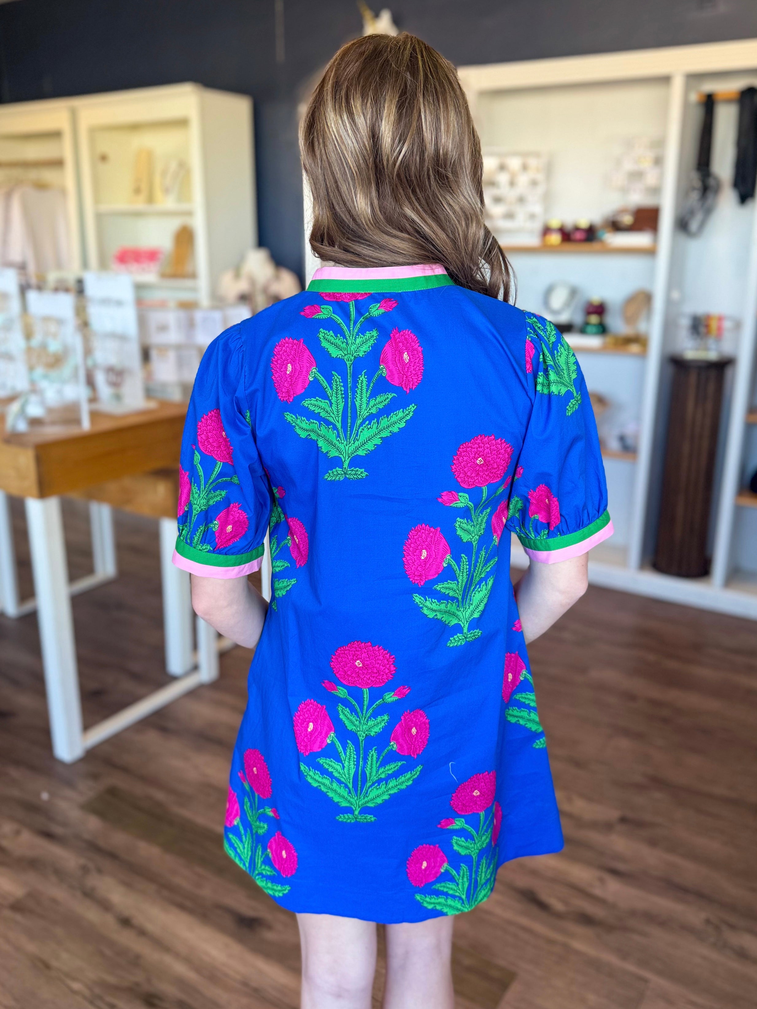 Floral Frenzy Mini Dress