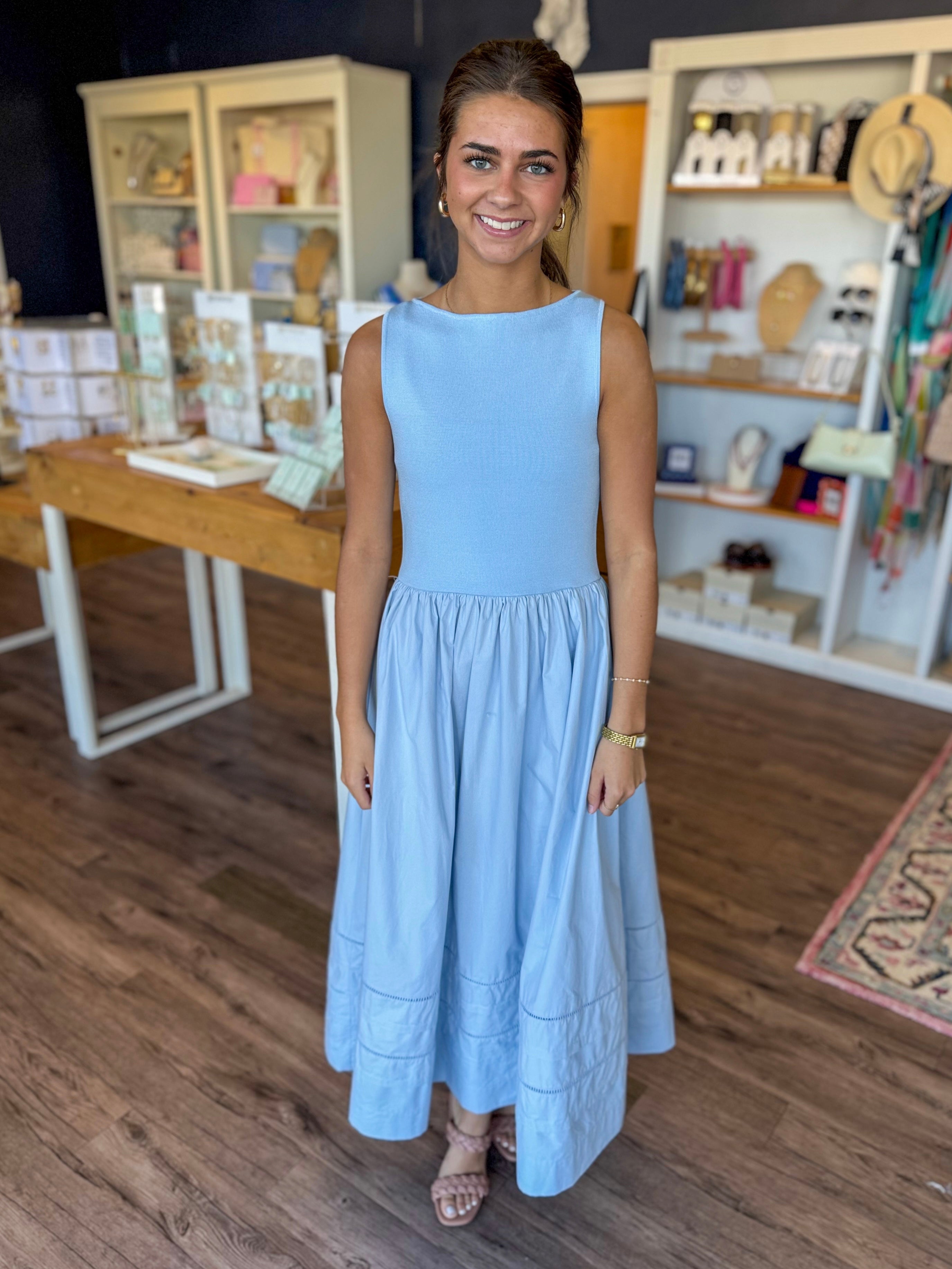 Light Blue Maxi Dress