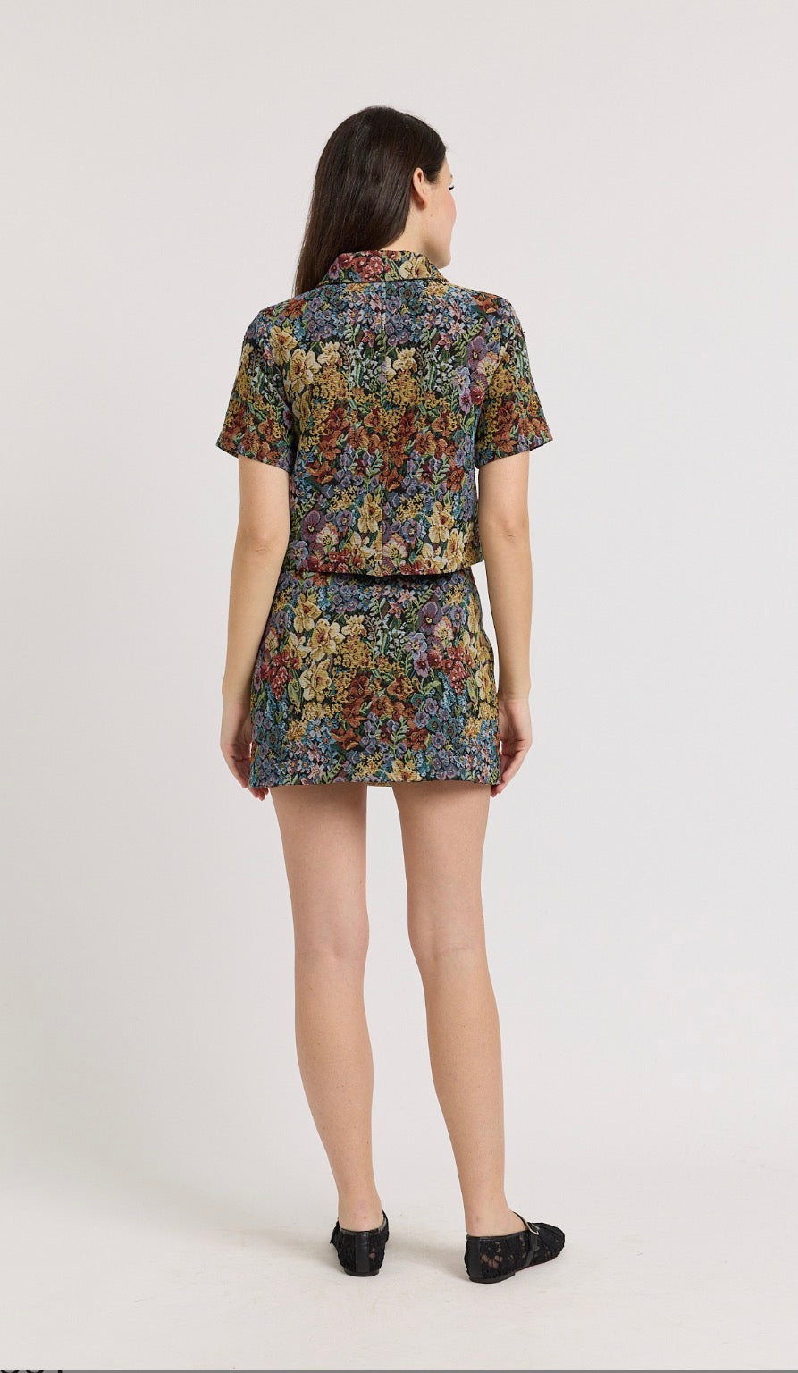 Mischa Jacquard Boxy Top