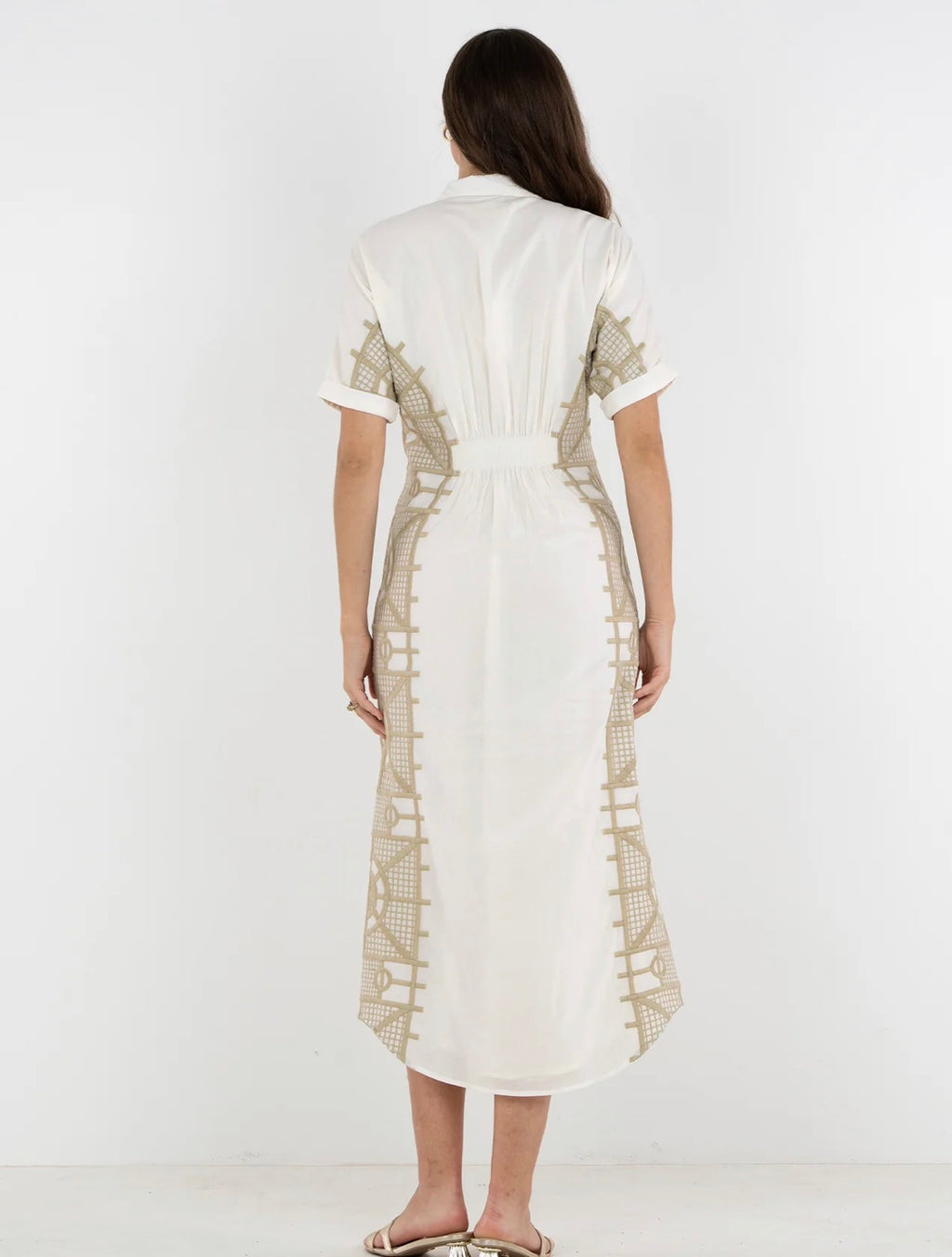 Georgia Dress in Trellis