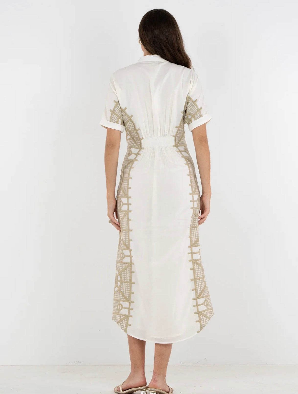 Georgia Dress in Trellis