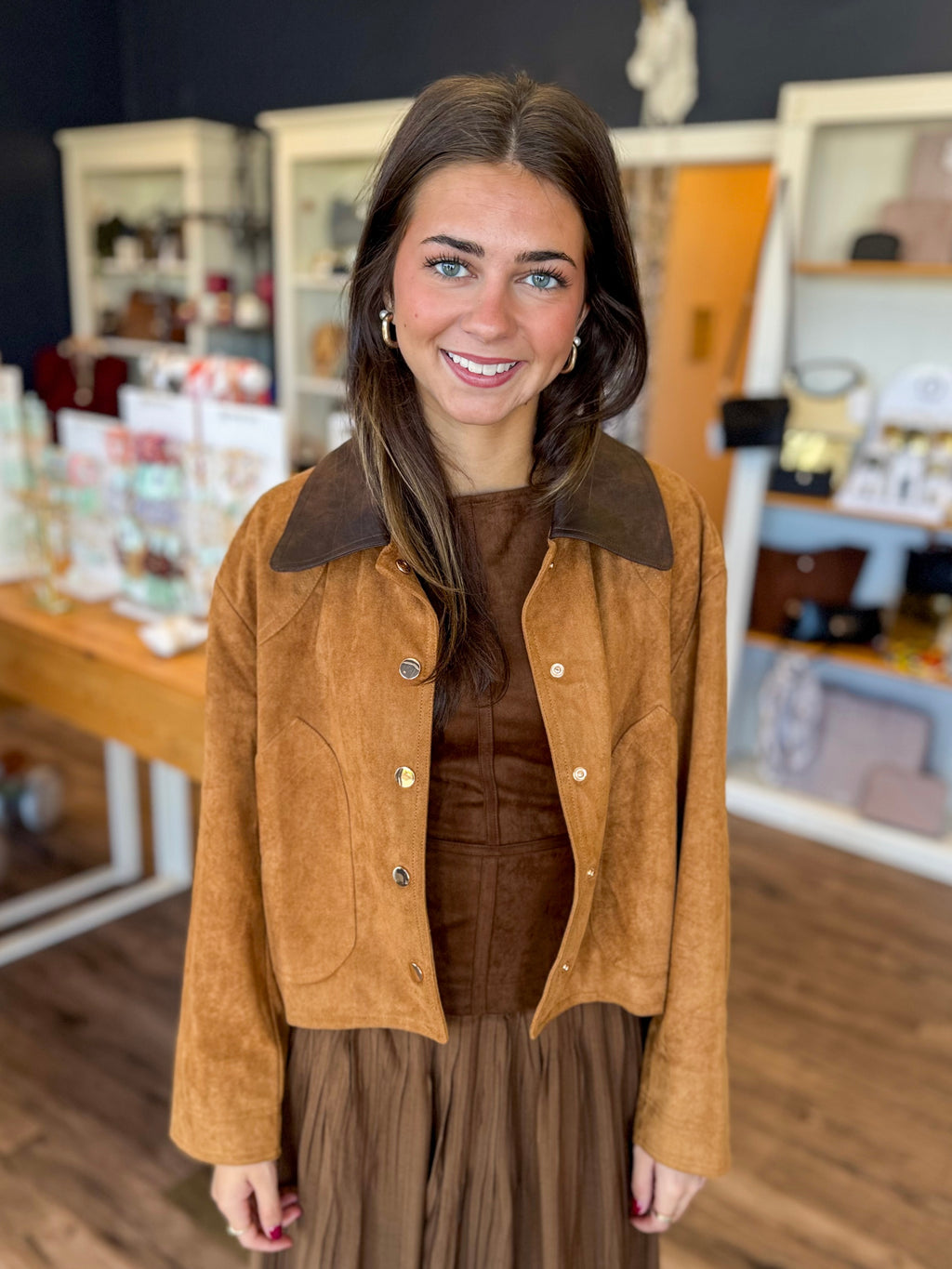 Camel Suede Jacket