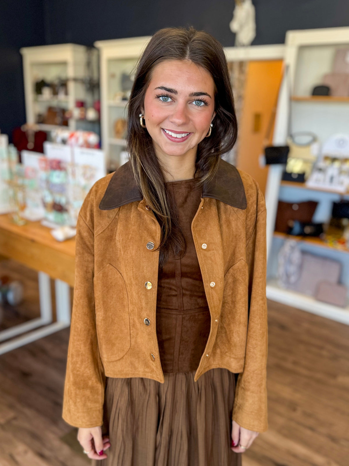 Camel Suede Jacket