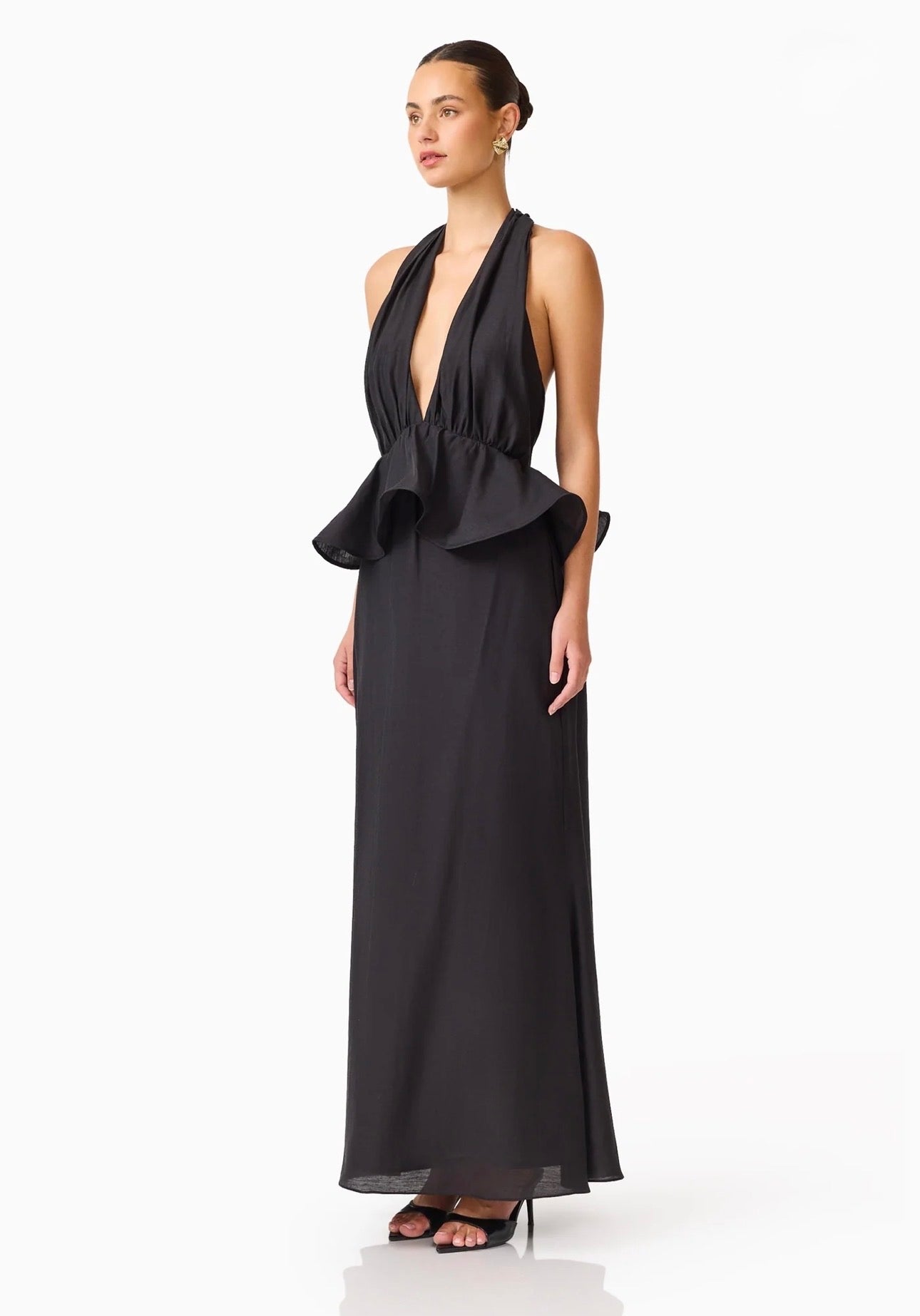 Florina Halter Peplum Dress