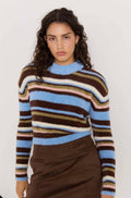 Poet Fluffy Stripe Sweater