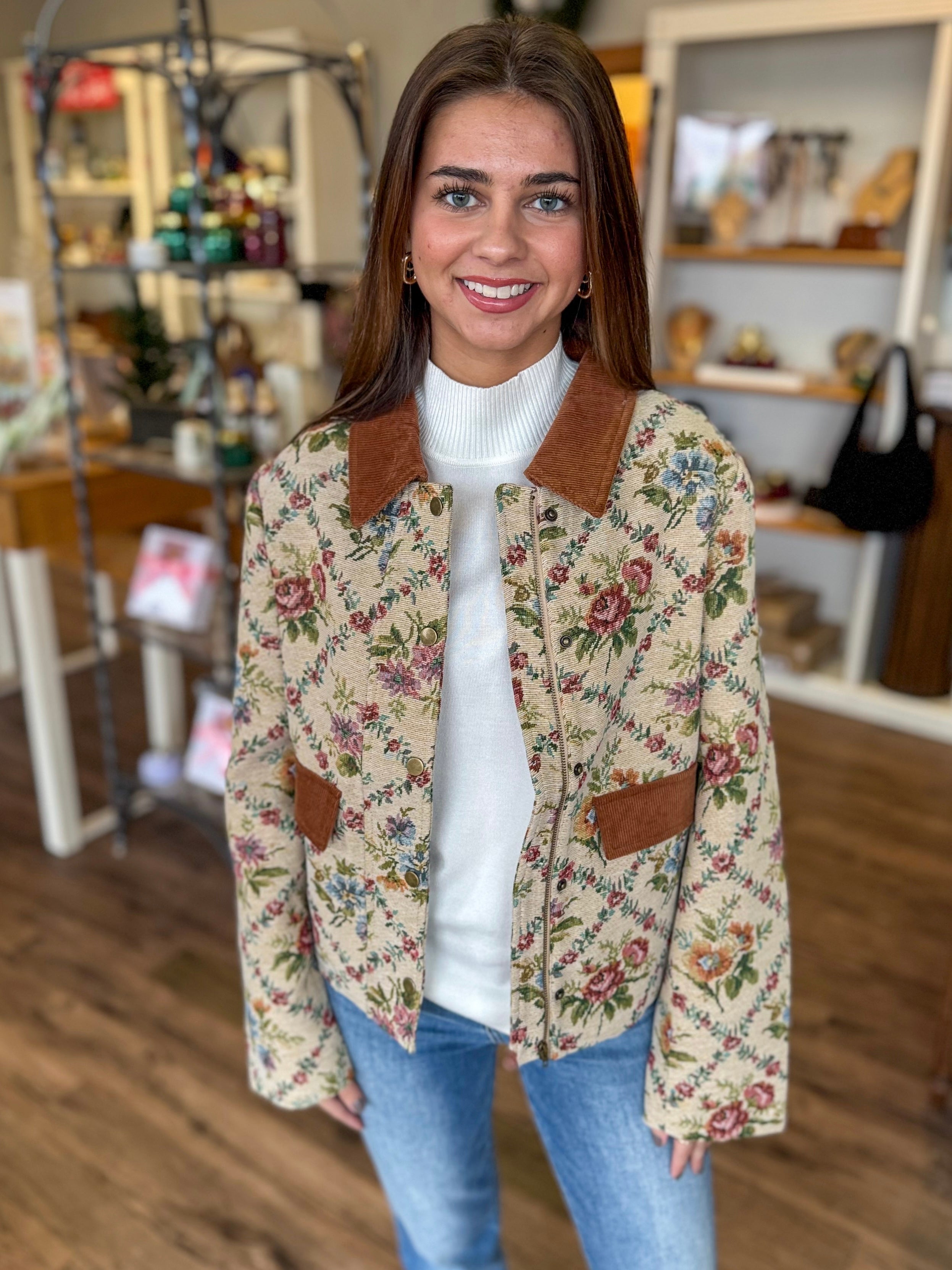 Tapestry Floral Jacket