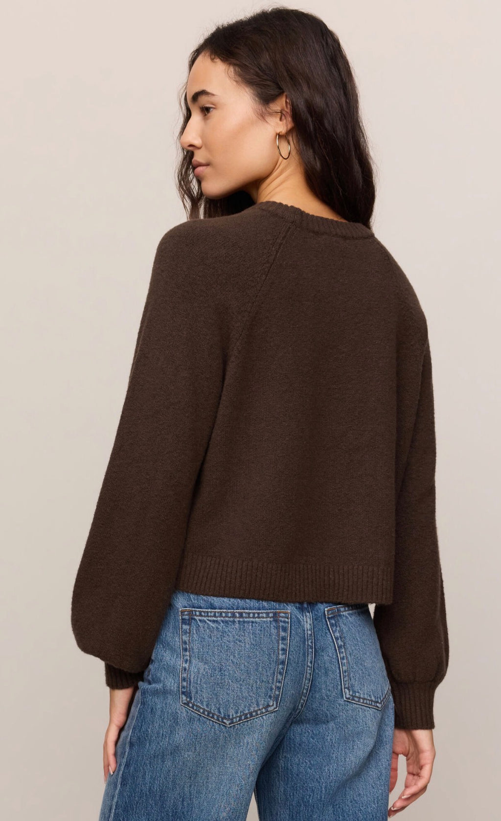 Coming Up Sweater in Chocolate